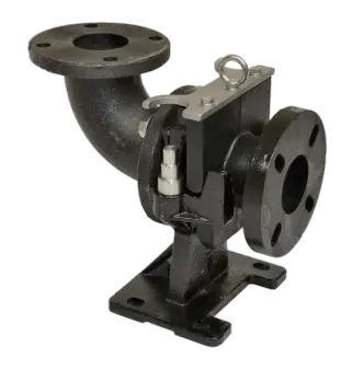 Lift Station Base Elbows Flo Pro&reg; FPBEA300HF 2 1/2" & 3" Horizontal Base Elbow with 3" ANSI Flanged Discharge Elbow