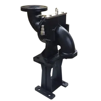 Lift Station Base Elbows Flo Pro&reg; FPBEA320VF 2" X 3" Vertical Base Elbow with 3" ANSI Flanged Discharge Elbow
