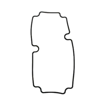 NOMAD® diaphragm pump part N15-3505-52 Muffler Plate Worm Gaasket, Buna Replaces Wilden® 15-3505-52
