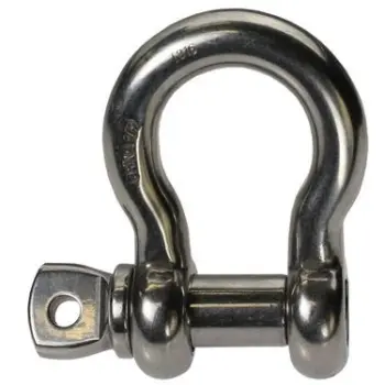 Lift Station Chain Components Flo Pro&reg; FPSS14SHACK 5/16" Type-316 Stainless Steel Shackle - 1,000 lb SWL
