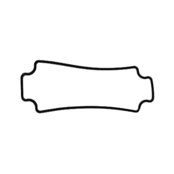 NOMAD® diaphragm pump part N01-3505-52 Muffler Plate Gasket, Buna Replaces Wilden® 01-3505-52