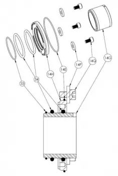 q-pumps-ql-double-o-ring-seal-assembly-drawing