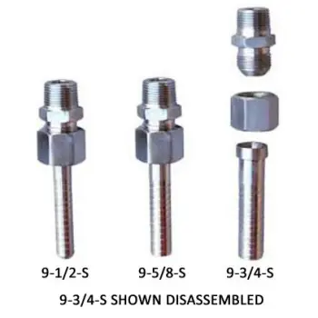 SuperKlean® 9-1/2-S 3-Piece Mixer Adapter, Stainless Steel